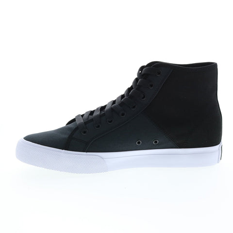 DC Manual HI TX SE ADYS300644-BKW Mens Black Skate Inspired Sneakers Shoes