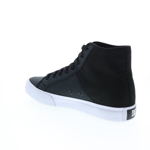 DC Manual HI TX SE ADYS300644-BKW Mens Black Skate Inspired Sneakers Shoes