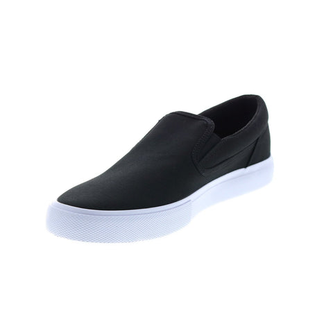 DC Manual Slip On ADYS300645-BKW Mens Black Skate Inspired Sneakers Shoes