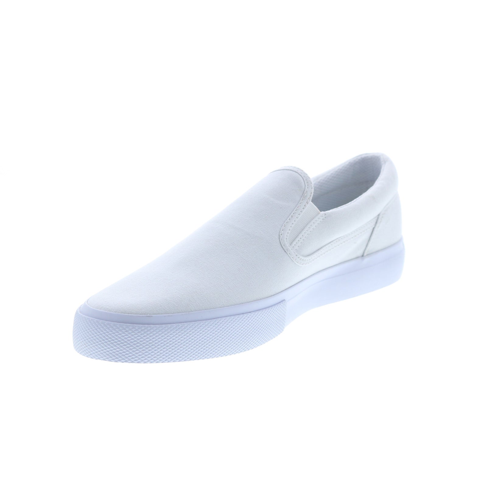 DC Manual Slip On ADYS300645-WHT Mens White Skate Inspired Sneakers ...