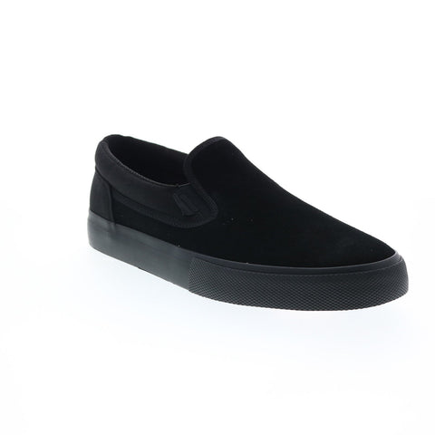DC Manual Slip On ADYS300647-BB2 Mens Black Skate Inspired Sneakers Shoes