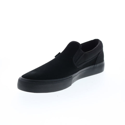 DC Manual Slip On ADYS300647-BB2 Mens Black Skate Inspired Sneakers Shoes