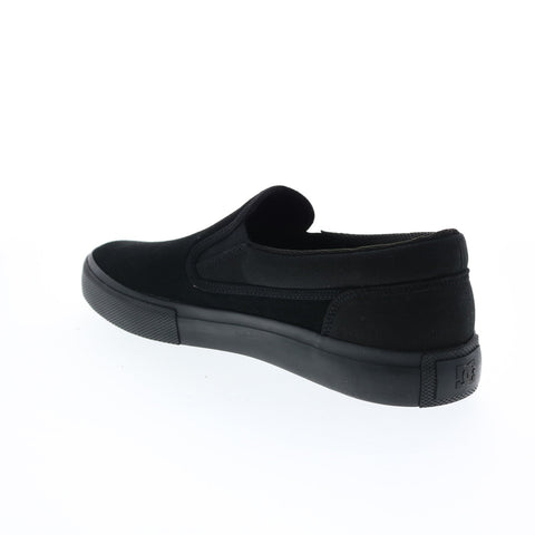 DC Manual Slip On ADYS300647-BB2 Mens Black Skate Inspired Sneakers Shoes