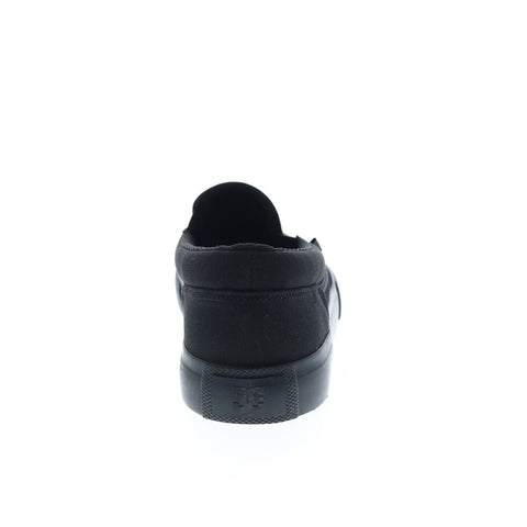 DC Manual Slip On ADYS300647-BB2 Mens Black Skate Inspired Sneakers Shoes