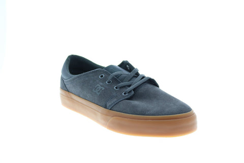 DC Trase SD ADYS300652-2GG Mens Gray Suede Skate Inspired Sneakers Shoes