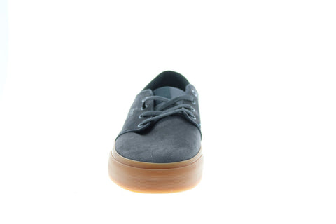 DC Trase SD ADYS300652-2GG Mens Gray Suede Skate Inspired Sneakers Shoes