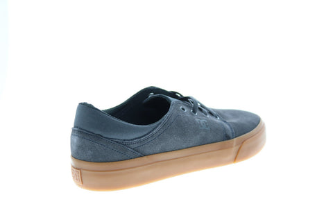 DC Trase SD ADYS300652-2GG Mens Gray Suede Skate Inspired Sneakers Shoes