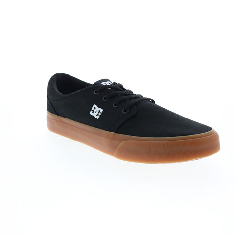 DC Trase TX ADYS300656-BGM Mens Black Canvas Skate Inspired Sneakers Shoes