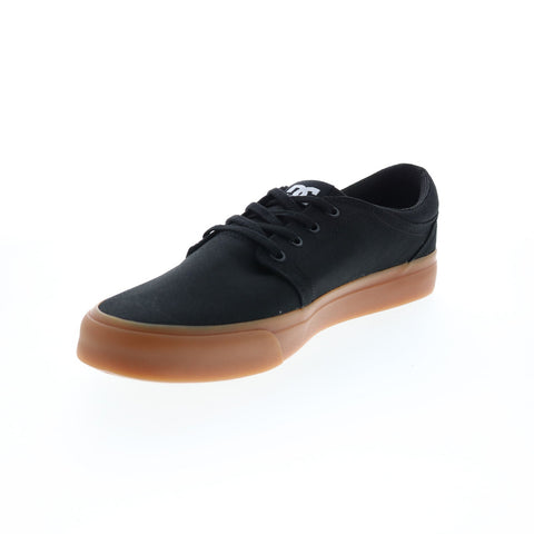 DC Trase TX ADYS300656-BGM Mens Black Canvas Skate Inspired Sneakers Shoes