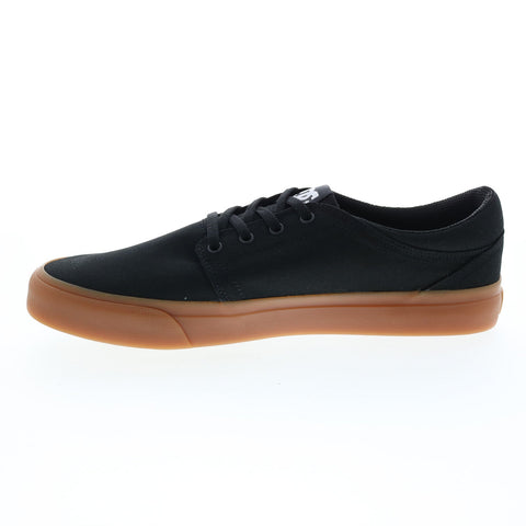 DC Trase TX ADYS300656-BGM Mens Black Canvas Skate Inspired Sneakers Shoes