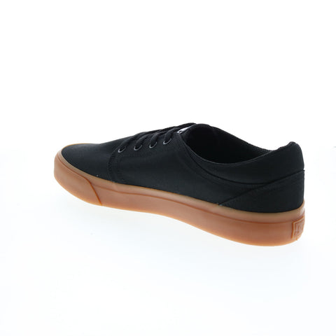 DC Trase TX ADYS300656-BGM Mens Black Canvas Skate Inspired Sneakers Shoes