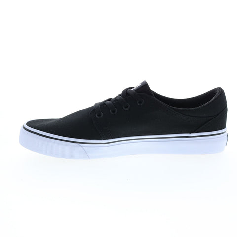 DC Trase TX ADYS300656-BKW Mens Black Canvas Skate Inspired Sneakers Shoes