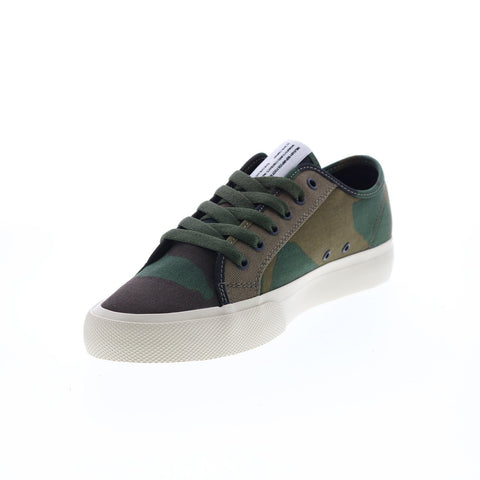 DC Manual SVM ADYS300672-CMO Mens Green Canvas Skate Inspired Sneakers Shoes