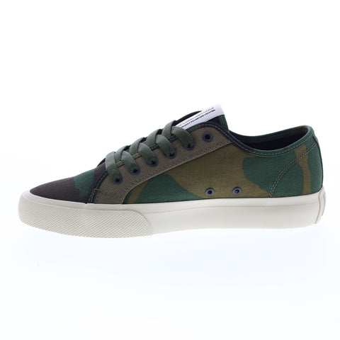 DC Manual SVM ADYS300672-CMO Mens Green Canvas Skate Inspired Sneakers Shoes