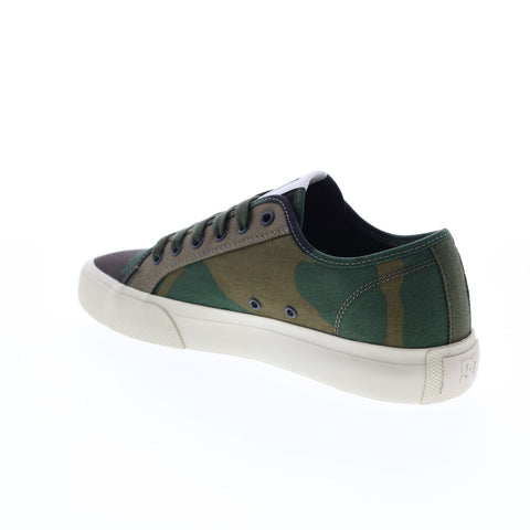 DC Manual SVM ADYS300672-CMO Mens Green Canvas Skate Inspired Sneakers Shoes