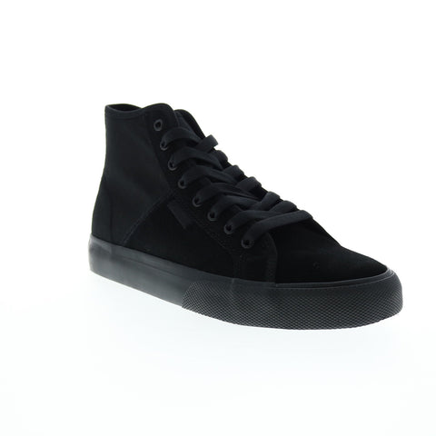 DC Manual High Top ADYS300675-3BK Mens Black Skate Inspired Sneakers Shoes