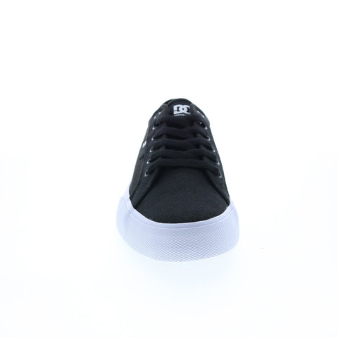 DC Manual TXSE Mens Black Canvas Lace Up Skate Inspired Sneakers Shoes