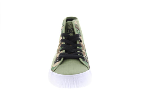 DC Basquiat Manual Hi Mens Green Collaboration & Limited Sneakers Shoes 