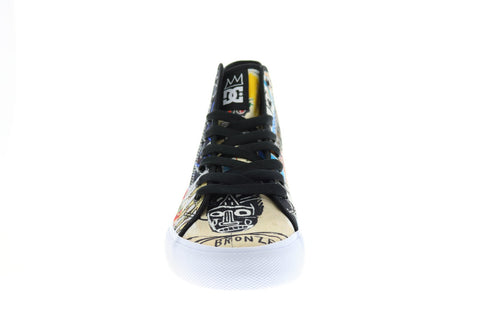 DC Basquiat Manual Hi Mens Beige Collaboration & Limited Sneakers Shoes 