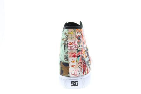 DC Basquiat Manual Hi Mens Beige Collaboration & Limited Sneakers Shoes 