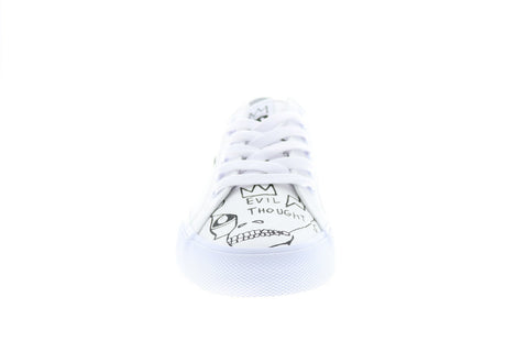 DC Basquiat Manual Mens White Collaboration & Limited Sneakers Shoes 