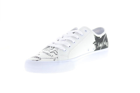 DC Basquiat Manual Mens White Collaboration & Limited Sneakers Shoes 