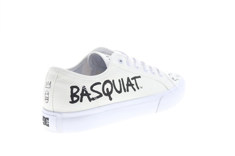 DC Basquiat Manual Mens White Collaboration & Limited Sneakers Shoes 