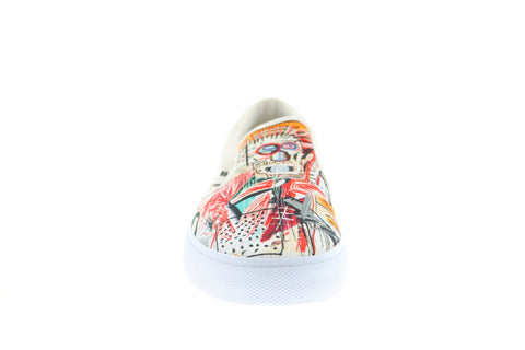 DC Basquiat Manual Slip Mens White Collaboration & Limited Sneakers Shoes 