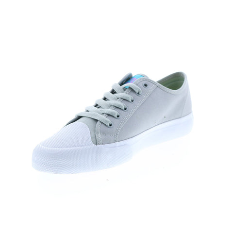 DC Manual RT Cat & Cloud Mens Gray Canvas Skate Inspired Sneakers Shoes