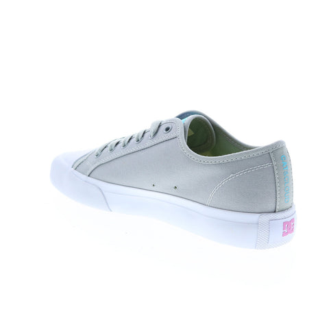DC Manual RT Cat & Cloud Mens Gray Canvas Skate Inspired Sneakers Shoes