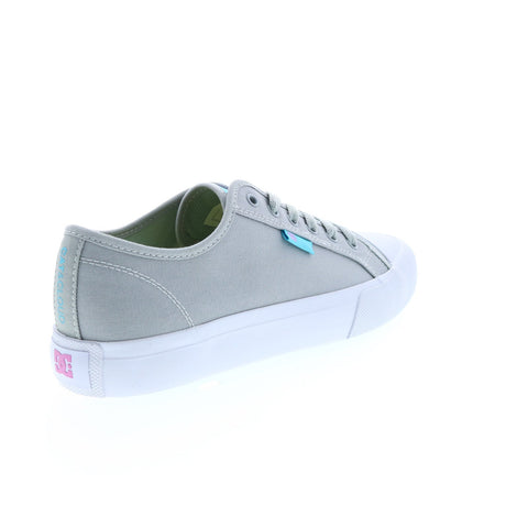 DC Manual RT Cat & Cloud Mens Gray Canvas Skate Inspired Sneakers Shoes