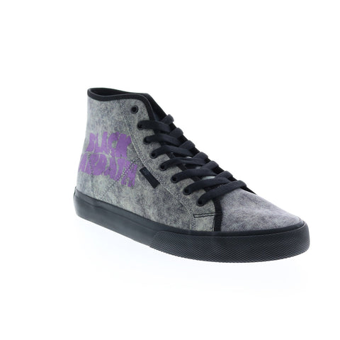 DC Black Sabbath Manual HI Mens Gray Collaboration & Limited Sneakers Shoes