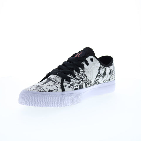 DC Star Wars Manual ADYS300718-WBK Mens White Skate Inspired Sneakers Shoes