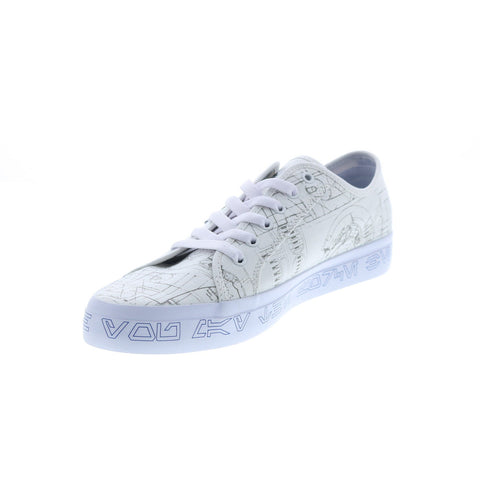 DC Star Wars Manual Mens White Canvas Lace Up Skate Inspired Sneakers Shoes