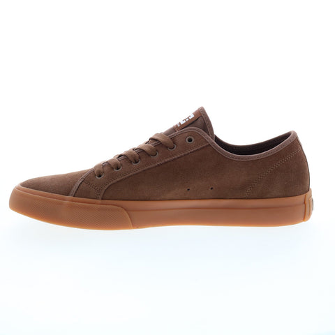 DC Manual LE ADYS300742-BRN Mens Brown Suede Skate Inspired Sneakers Shoes