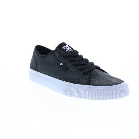 DC Manual TXSE ADYS300743-XKWK Mens Black Canvas Skate Sneakers Shoes