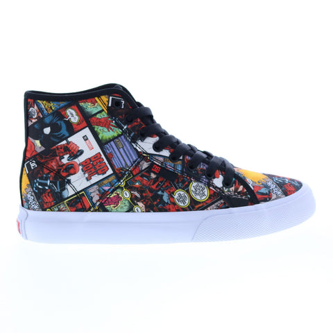 DC Deadpool Manual HI ADYS300748-BK5 Mens Black Canvas Skate Sneakers Shoes