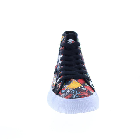 DC Deadpool Manual HI ADYS300748-BK5 Mens Black Canvas Skate Sneakers Shoes