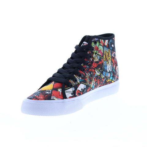 DC Deadpool Manual HI ADYS300748-BK5 Mens Black Canvas Skate Sneakers Shoes