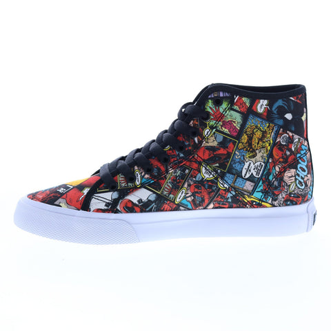 DC Deadpool Manual HI ADYS300748-BK5 Mens Black Canvas Skate Sneakers Shoes