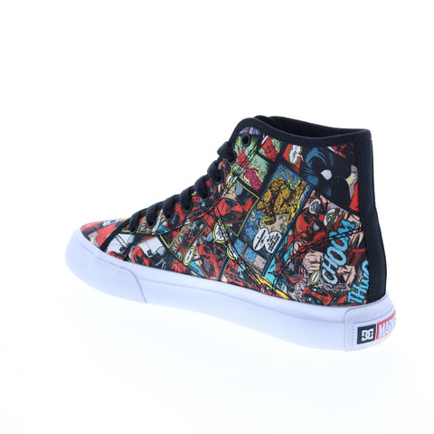 DC Deadpool Manual HI ADYS300748-BK5 Mens Black Canvas Skate Sneakers Shoes