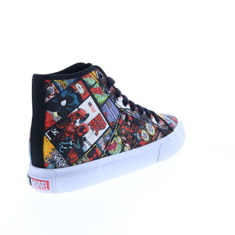 DC Deadpool Manual HI ADYS300748-BK5 Mens Black Canvas Skate Sneakers Shoes