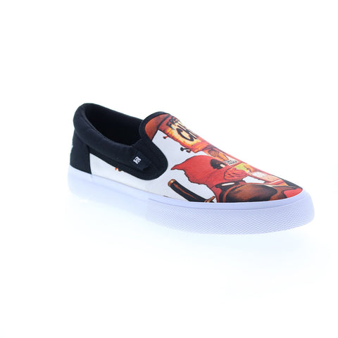 DC Deadpool Manual Slip ADYS300749-BWP Mens Black Canvas Skate Sneakers Shoes