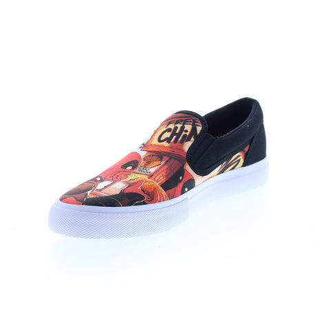 DC Deadpool Manual Slip ADYS300749-BWP Mens Black Canvas Skate Sneakers Shoes