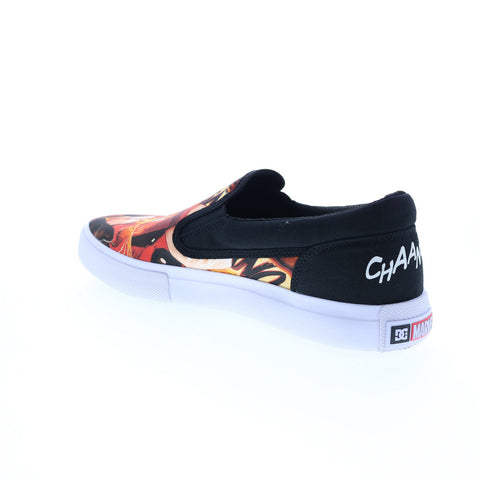 DC Deadpool Manual Slip ADYS300749-BWP Mens Black Canvas Skate Sneakers Shoes