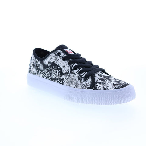 DC Deadpool Manual ADYS300750-XKWR Mens Black Canvas Skate Sneakers Shoes