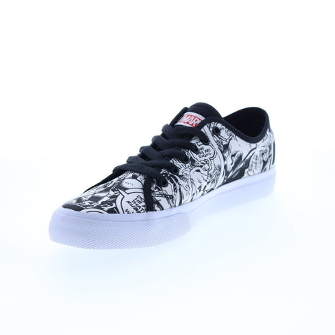 DC Deadpool Manual ADYS300750-XKWR Mens Black Canvas Skate Sneakers Shoes