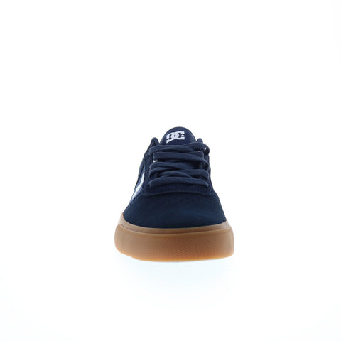 DC Teknic ADYS300763-NA0 Mens Blue Suede Skate Inspired Sneakers Shoes