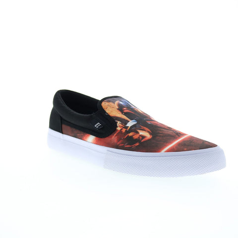 DC Star Wars Manual Slip-On Mens Red Canvas Skate Inspired Sneakers Shoes