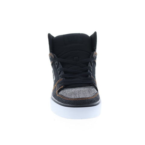 DC Pure High-Top WC ADYS400043-1AB Mens Black Skate Inspired Sneakers Shoes